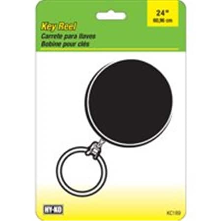 Hy-Ko KC189 Black Clipon Keyreel 24 In. 2495497